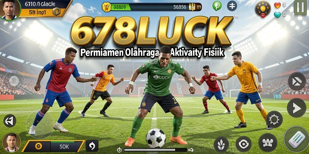Screenshot dari gameplay seru 678LUCK dengan aksi olahraga intens.