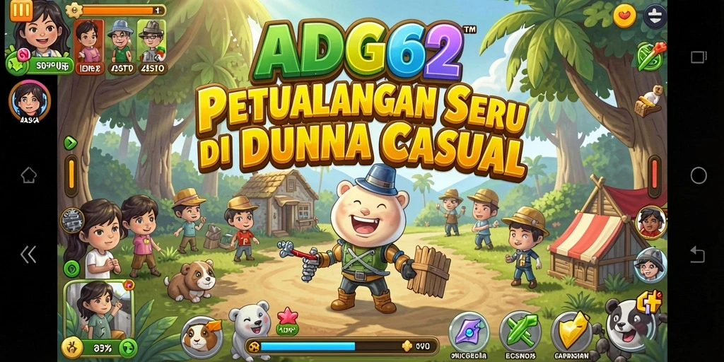 Screenshot menunjukkan gameplay seru dan menantang dari ADG62.