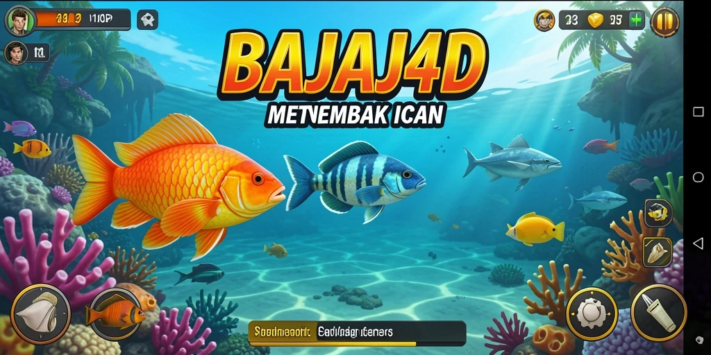 Tampilan seru dari gameplay Tembak Ikan di BAJAJ4D.