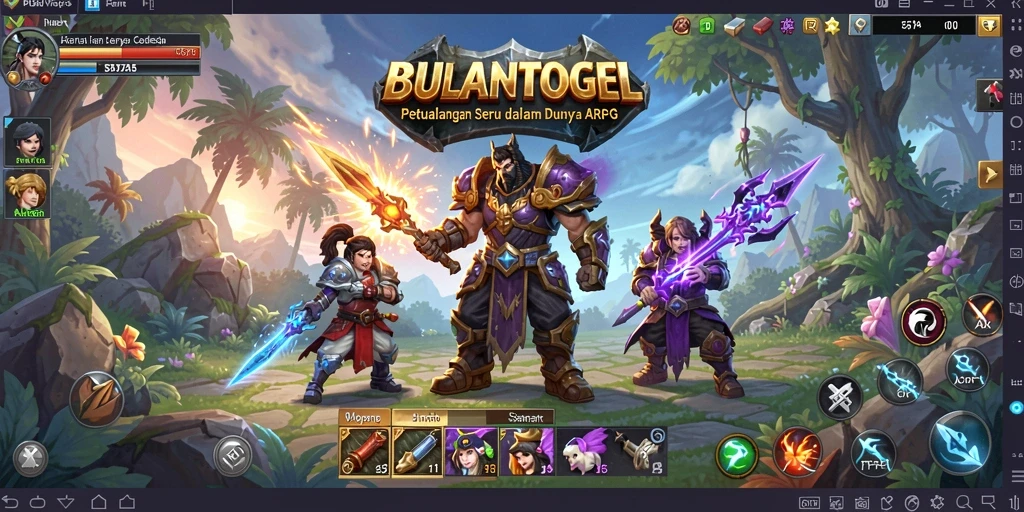 Tampilan gameplay menakjubkan dari BULANTOGEL yang memikat.