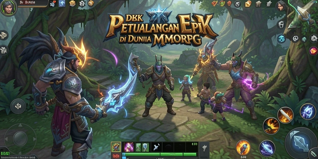 Tampilan gameplay DKK yang menakjubkan dalam dunia MMORPG.