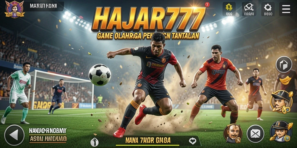 Tampilan gameplay seru dan kompetitif dalam HAJAR777.