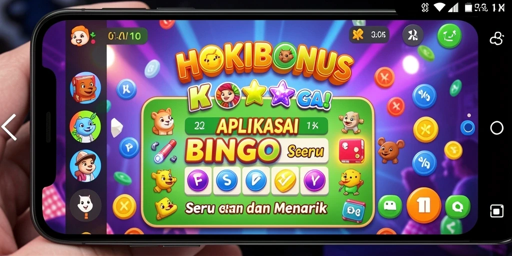 Gameplay menarik HOKIBONUS dalam permainan Bingo yang seru.