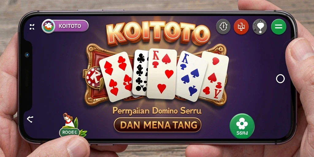 Screenshot gameplay Domino KOITOTO yang menarik dan seru.