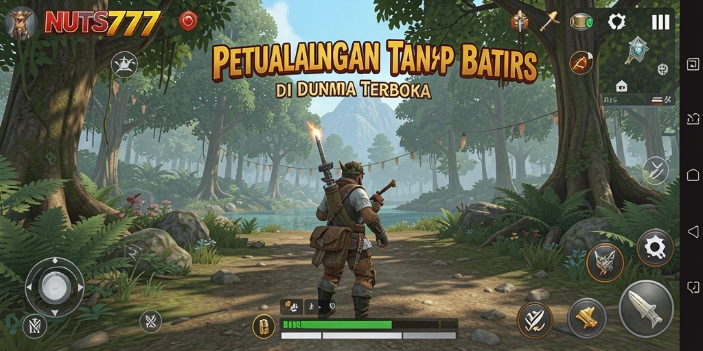 Tampilan gameplay yang menakjubkan di dunia terbuka NUTS777.