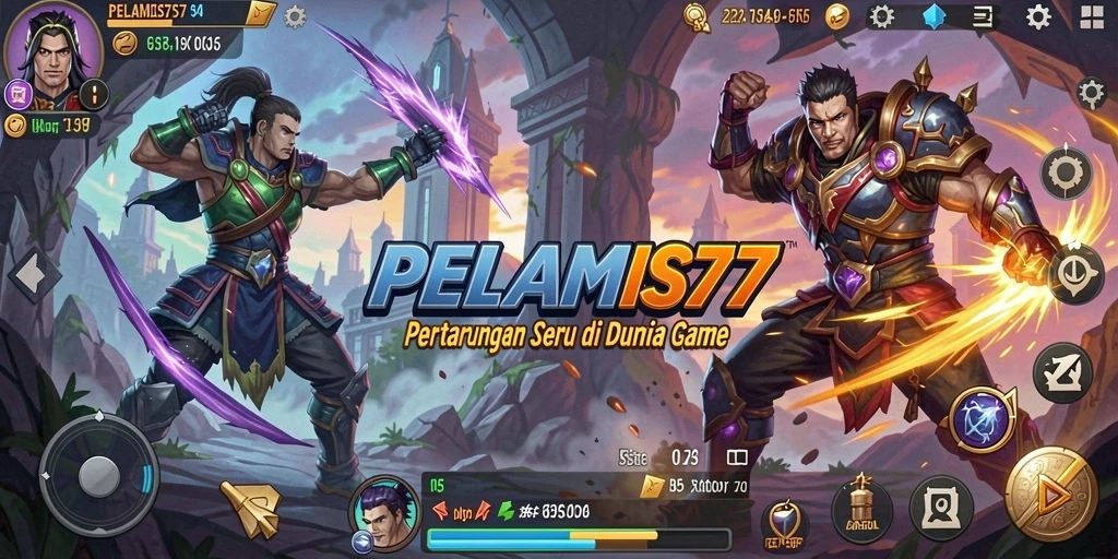 Tampilan gameplay PELAMIS77 yang intens dan penuh aksi.