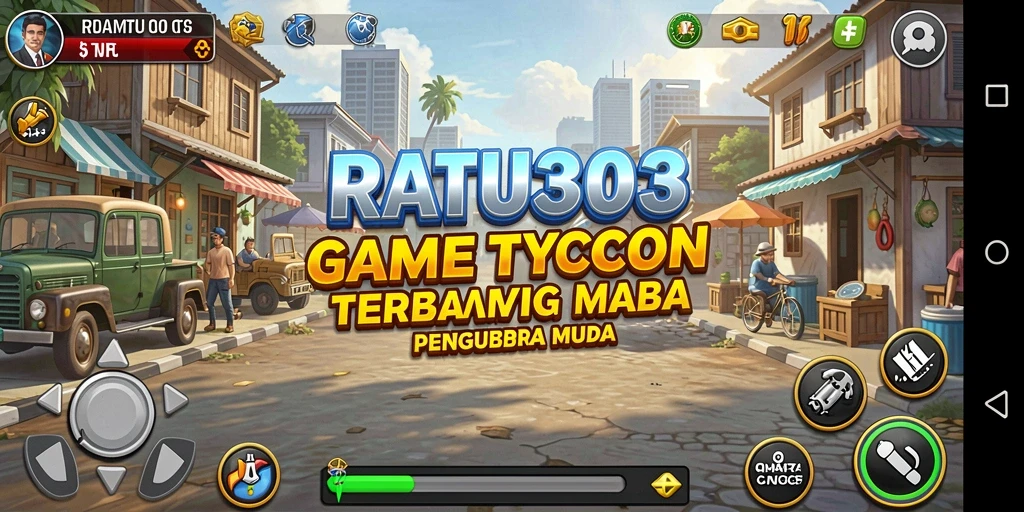 Gambaran gameplay Tycoon yang mendebarkan di RATU303.