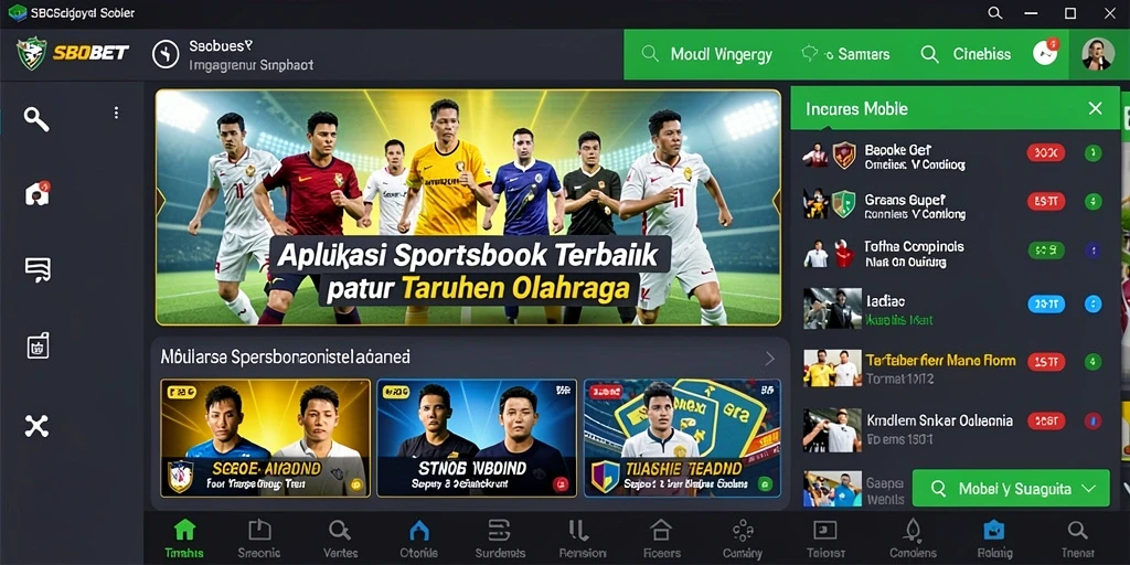 Tampilan gameplay SBOBET menunjukkan taruhan langsung yang menarik.
