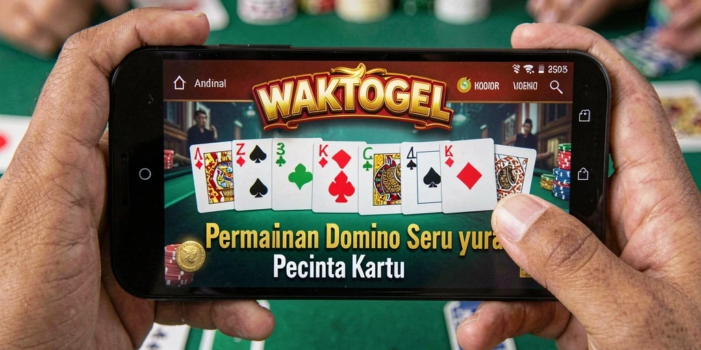 Tampilan menarik gameplay WAKTOGEL saat permainan Domino berlangsung.